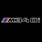 ÉCLAIRAGE DE PROJECTEUR BMW M3 LOGO Nr.24 (quantité 1 = 1 jeux / 2 feux de porte)