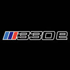 LUCES DE PROYECTOR DEL LOGOTIPO BMW M3 Nr.24 (cantidad 1 = 1 juegos / 2 luces de puerta)