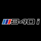 LUCES DE PROYECTOR DEL LOGOTIPO BMW M3 Nr.24 (cantidad 1 = 1 juegos / 2 luces de puerta)