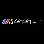 ÉCLAIRAGE DE PROJECTEUR BMW M3 LOGO Nr.24 (quantité 1 = 1 jeux / 2 feux de porte)