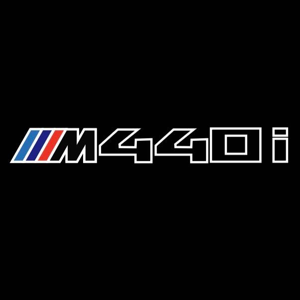 ÉCLAIRAGE DE PROJECTEUR BMW M3 LOGO Nr.24 (quantité 1 = 1 jeux / 2 feux de porte)