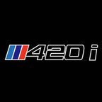 LUCES DE PROYECTOR DEL LOGOTIPO BMW M3 Nr.24 (cantidad 1 = 1 juegos / 2 luces de puerta)