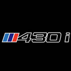LUCES DE PROYECTOR DEL LOGOTIPO BMW M3 Nr.24 (cantidad 1 = 1 juegos / 2 luces de puerta)