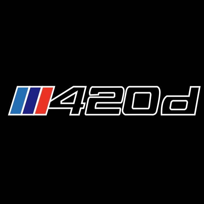 LUCES DE PROYECTOR DEL LOGOTIPO BMW M3 Nr.24 (cantidad 1 = 1 juegos / 2 luces de puerta)