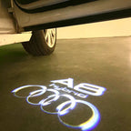AUDI LOGO PROJECTOT LIGHTS Nr.46 (quantité 1 = 2 Logo Films /2 feux de porte)