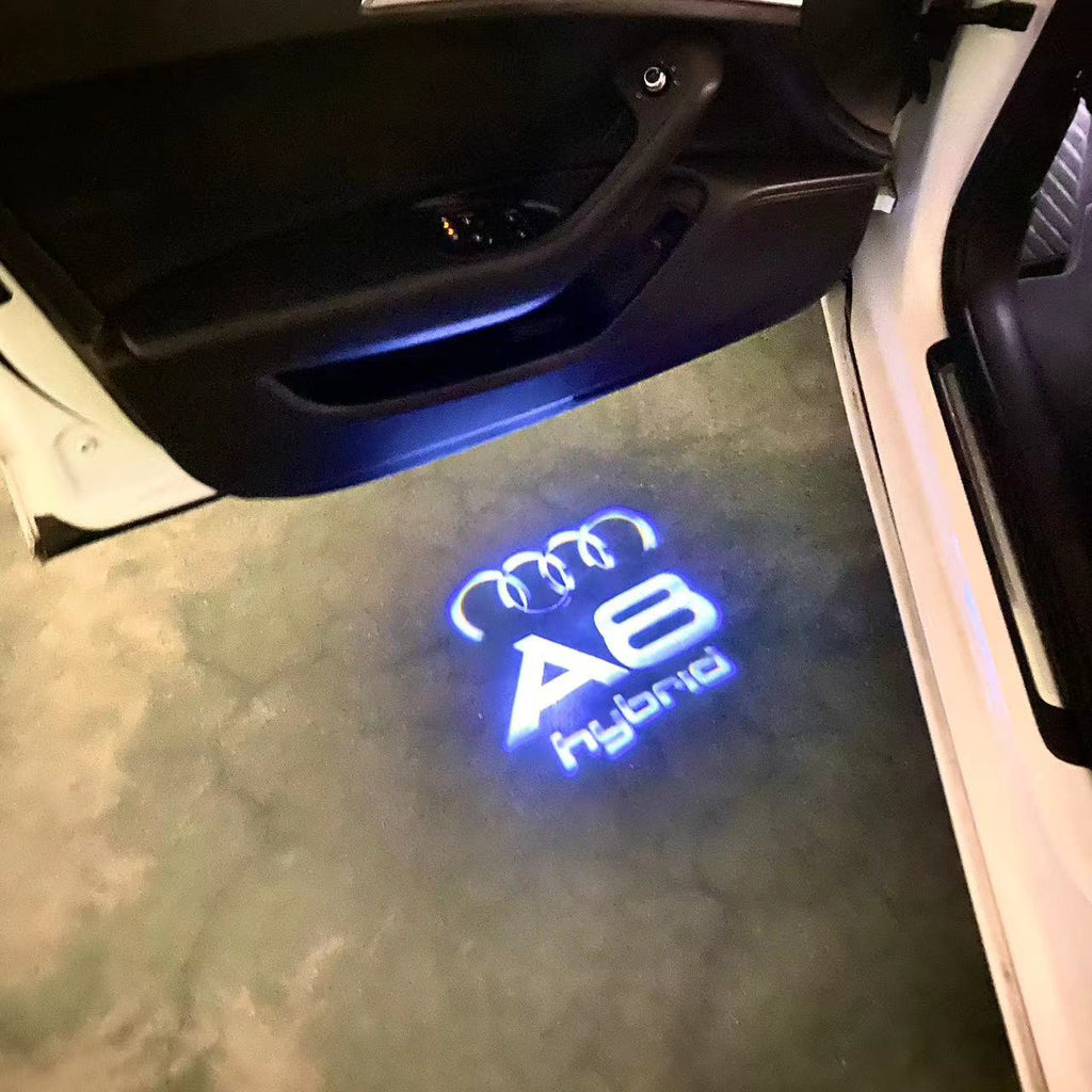 AUDI LOGO PROJECTOT LIGHTS Nr.46 (quantité 1 = 2 Logo Films /2 feux de porte)
