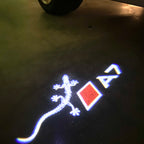 AUDI LOGO PROJECTOT LIGHTS Nr.120 (quantité 1 = 2 Logo Films /2 feux de porte)