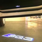 AUDI LOGO PROJECTOT LIGHTS Nr.120 (quantité 1 = 2 Logo Films /2 feux de porte)