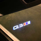 AUDI LOGO PROJECTOT LIGHTS Nr.120 (quantité 1 = 2 Logo Films /2 feux de porte)