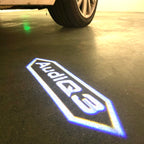 AUDI LOGO PROJECTOT LIGHTS Nr.120 (quantité 1 = 2 Logo Films /2 feux de porte)