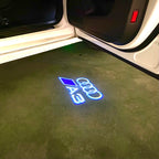 AUDI LOGO PROJECTOT LIGHTS Nr.120 (quantité 1 = 2 Logo Films /2 feux de porte)