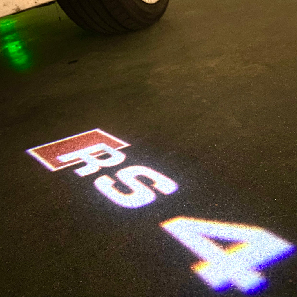 AUDI LOGO PROJECTOT LIGHTS Nr.53 (quantità 1 = 2 Logo Films /2 luci porta)