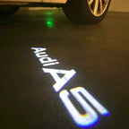 AUDI LOGO PROJECTOT LIGHTS Nr.120 (quantité 1 = 2 Logo Films /2 feux de porte)