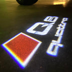 AUDI LOGO PROJECTOT LIGHTS Nr.120 (Menge 1 = 2 Logofolien /2 Türleuchten)