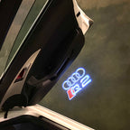 AUDI LOGO PROJECTOT LIGHTS Nr.120 (quantité 1 = 2 Logo Films /2 feux de porte)