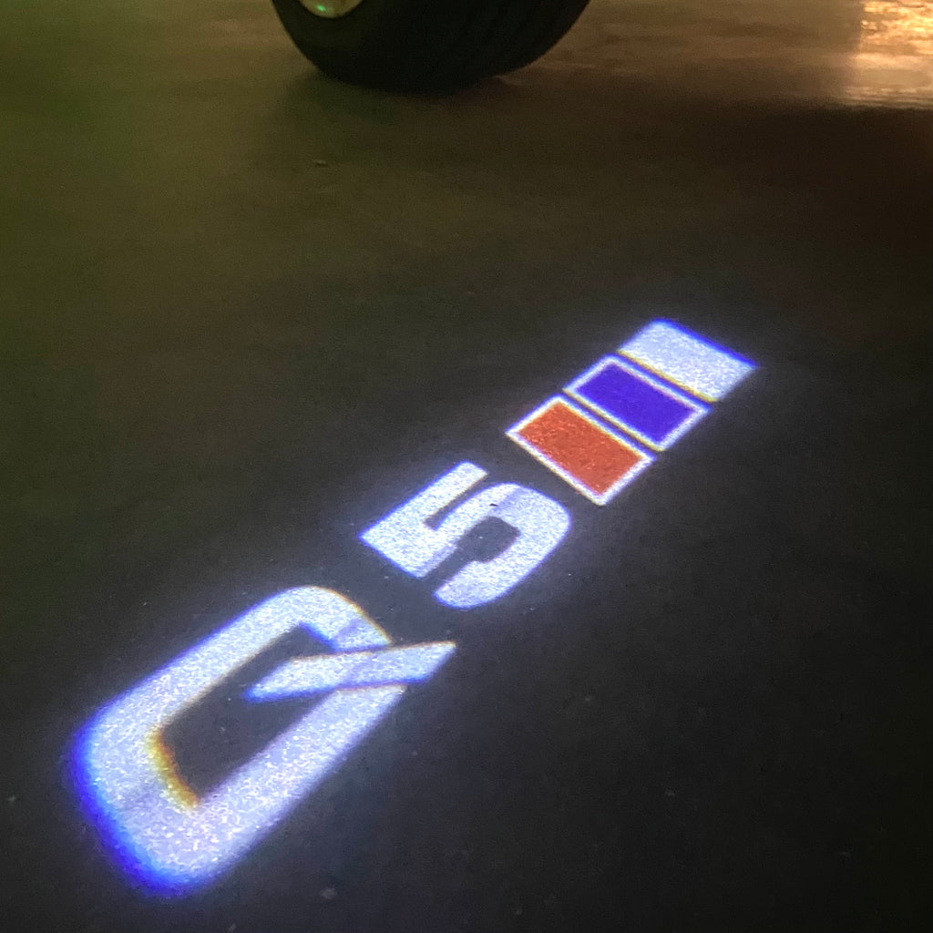 AUDI LOGO PROJECTOT LIGHTS Nr.120 (quantité 1 = 2 Logo Films /2 feux de porte)