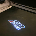 AUDI LOGO PROJECTOT LIGHTS Nr.120 (Menge 1 = 2 Logofolien /2 Türleuchten)