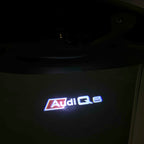 LUCES DE PROYECTOR LOGO AUDI No 120 (cantidad 1 = 2 películas con logotipo / 2 luces de puerta)