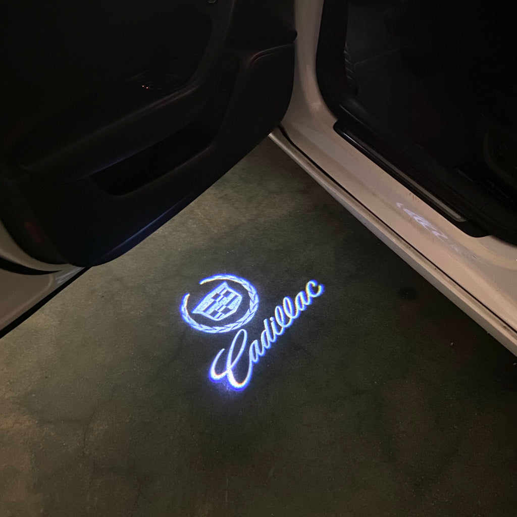 AUDI LOGO PROJECTOT LIGHTS Nr.19 (cantidad 1 = 2 películas con logotipo /2 luces de puerta)