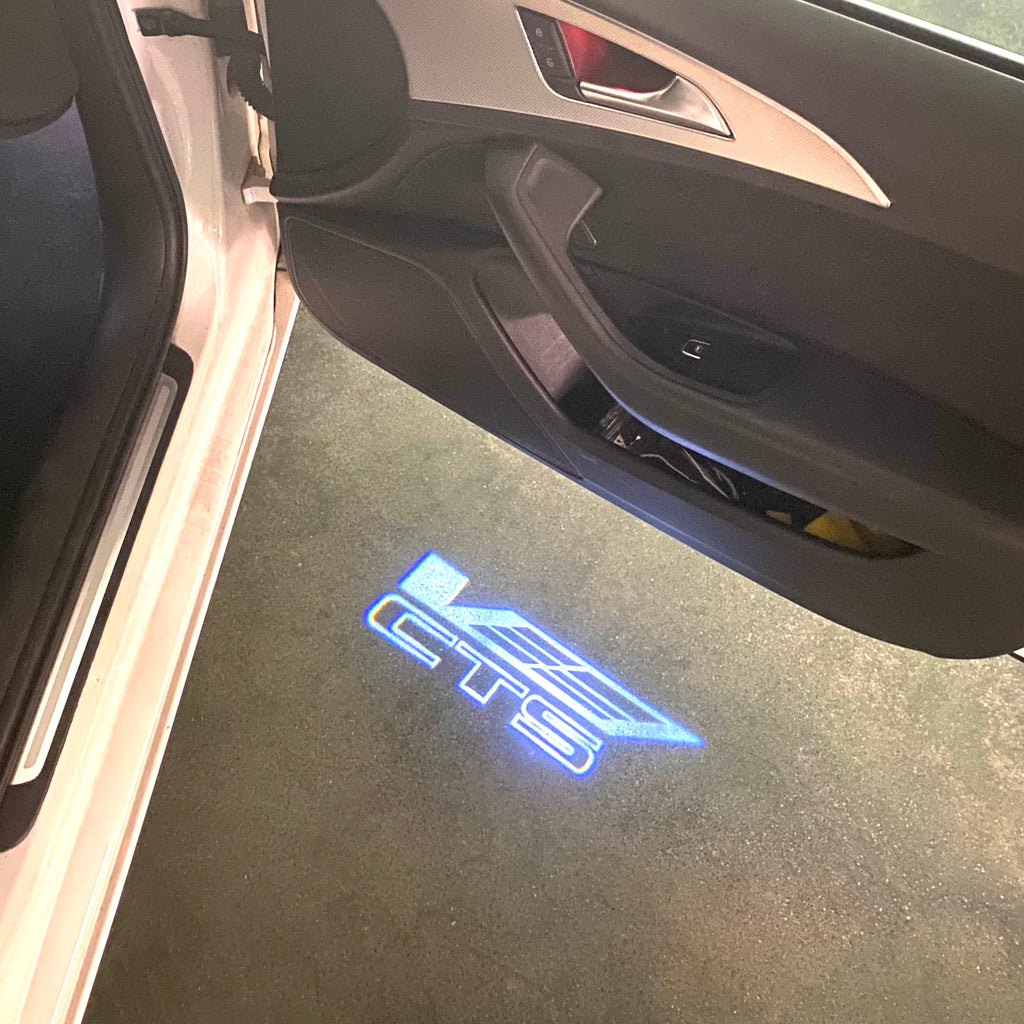 AUDI LOGO PROJECTOT LIGHTS Nr.19 (quantité 1 = 2 Logo Films /2 feux de porte)
