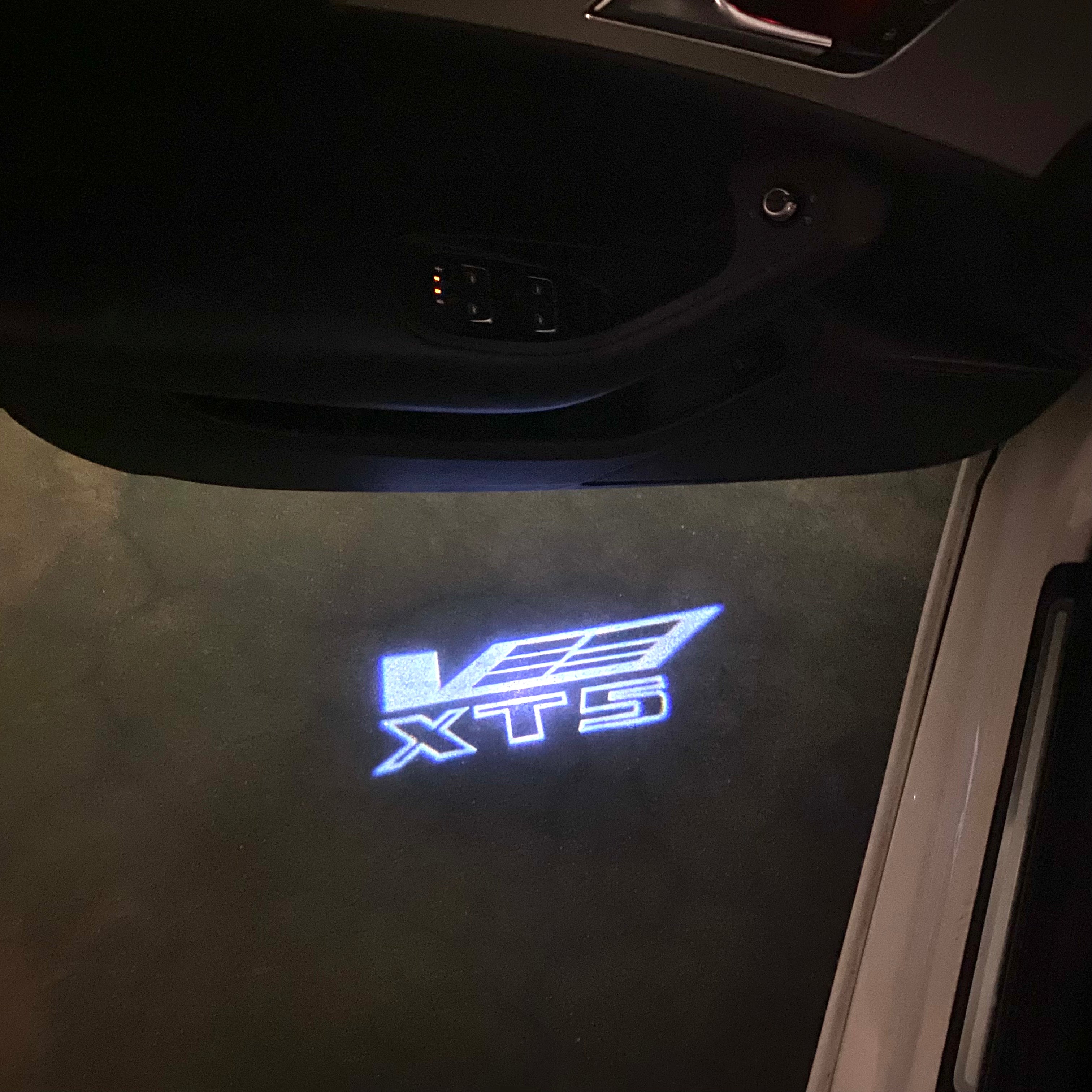 AUDI LOGO PROJECTOT LIGHTS Nr.19 (Menge 1 = 2 Logo Folien /2 Türleuchten)