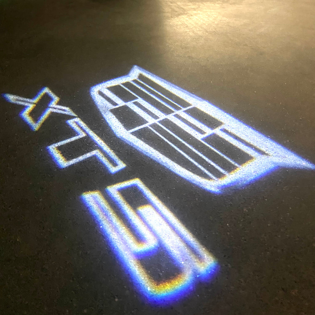 AUDI LOGO PROJECTOT LIGHTS Nr.19 (quantità 1 = 2 Logo Films /2 luci porta)