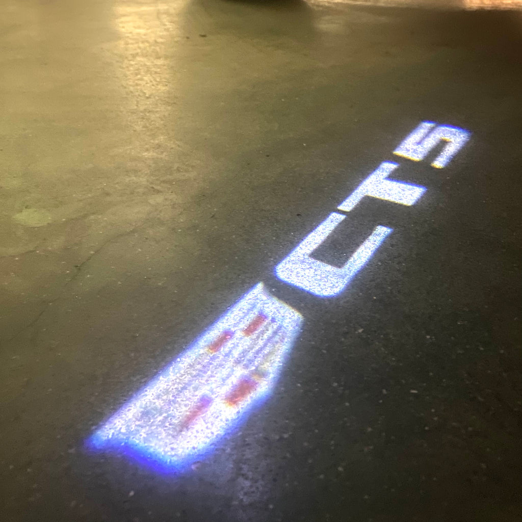 AUDI LOGO PROJECTOT LIGHTS Nr.19 (quantité 1 = 2 Logo Films /2 feux de porte)