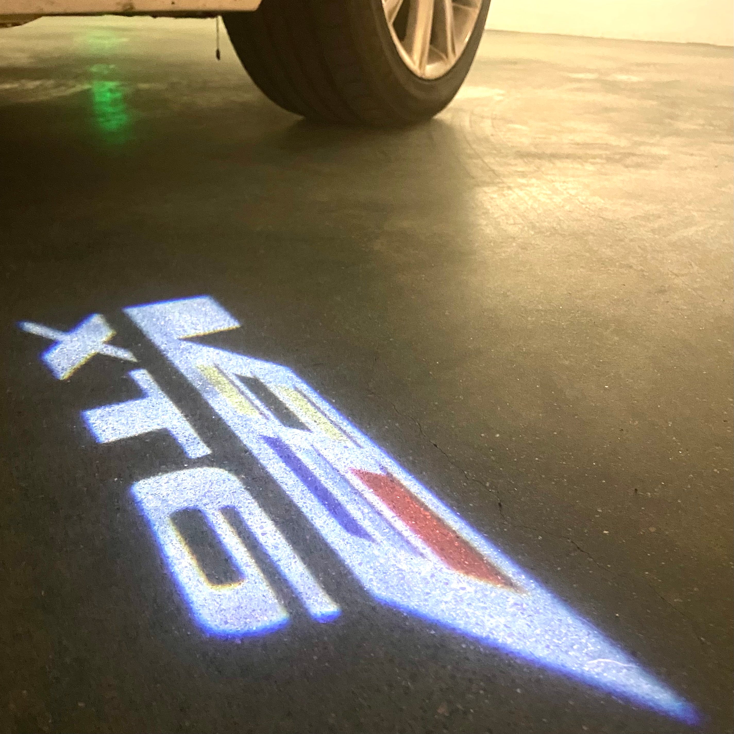 AUDI LOGO PROJECTOT LIGHTS Nr.19 (Menge 1 = 2 Logo Folien /2 Türleuchten)