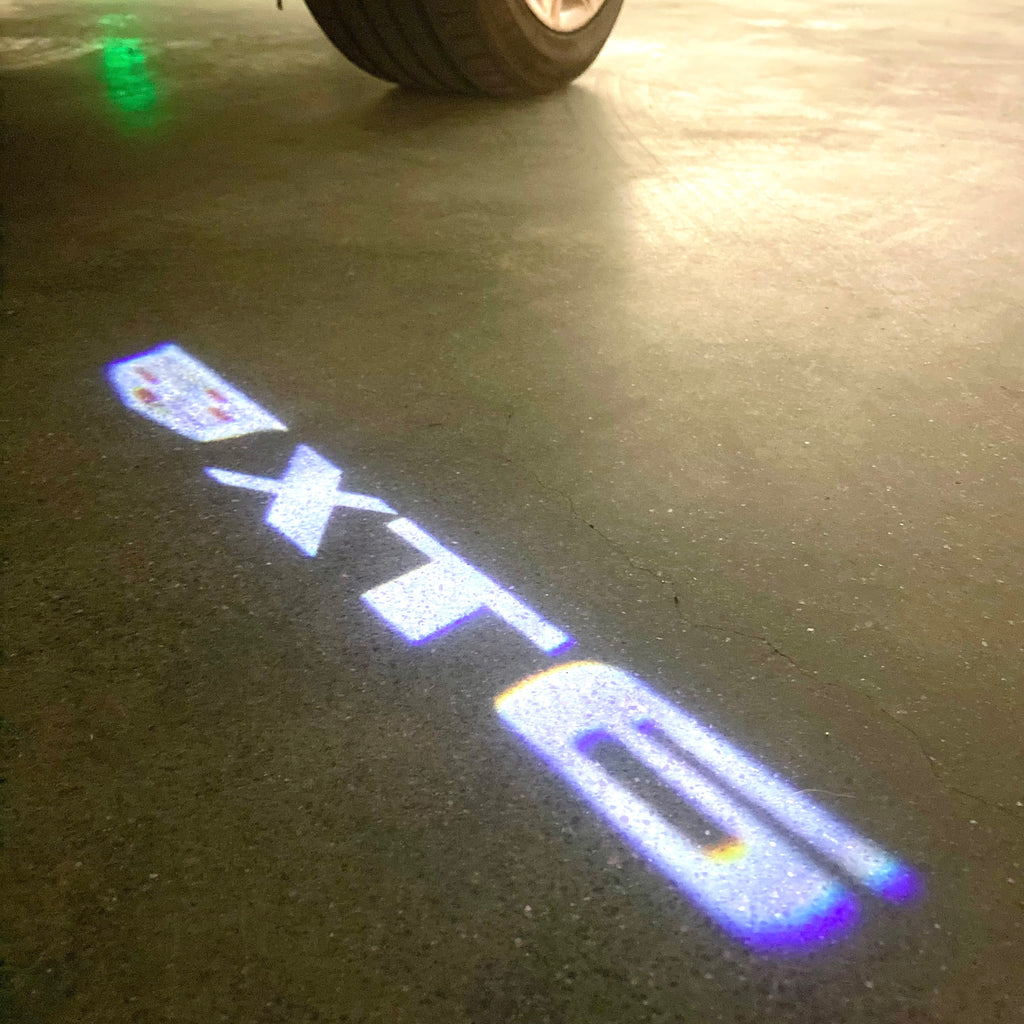AUDI LOGO PROJECTOT LIGHTS Nr.19 (Menge 1 = 2 Logo Folien /2 Türleuchten)