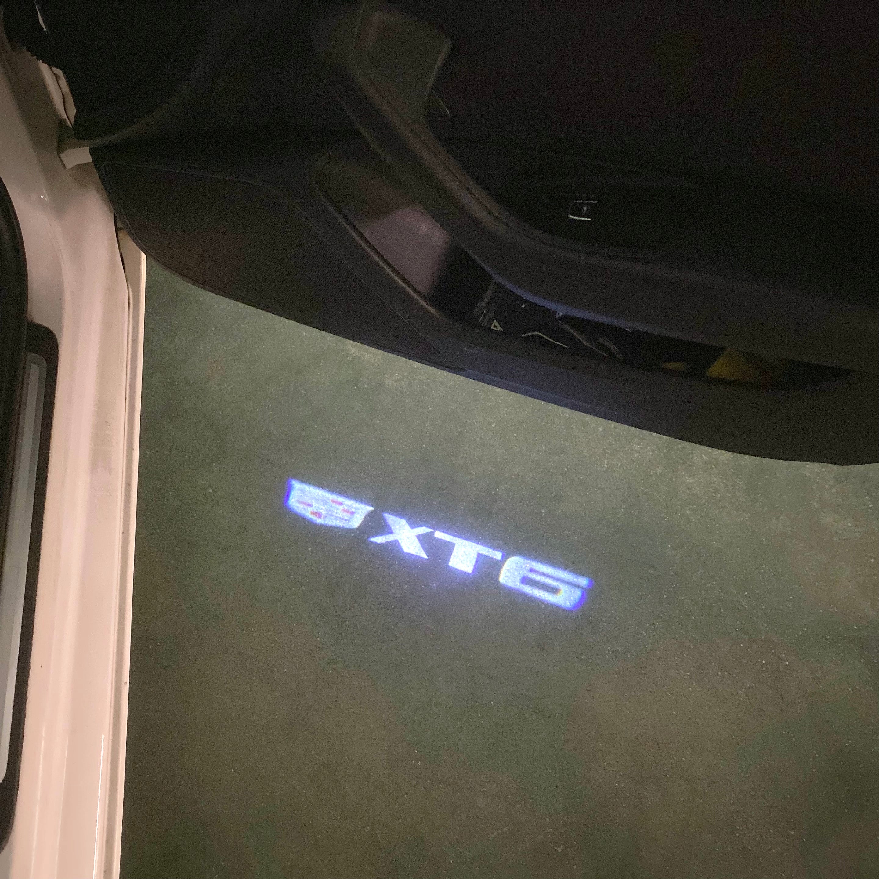 AUDI LOGO PROJECTOT LIGHTS Nr.19 (Menge 1 = 2 Logo Folien /2 Türleuchten)