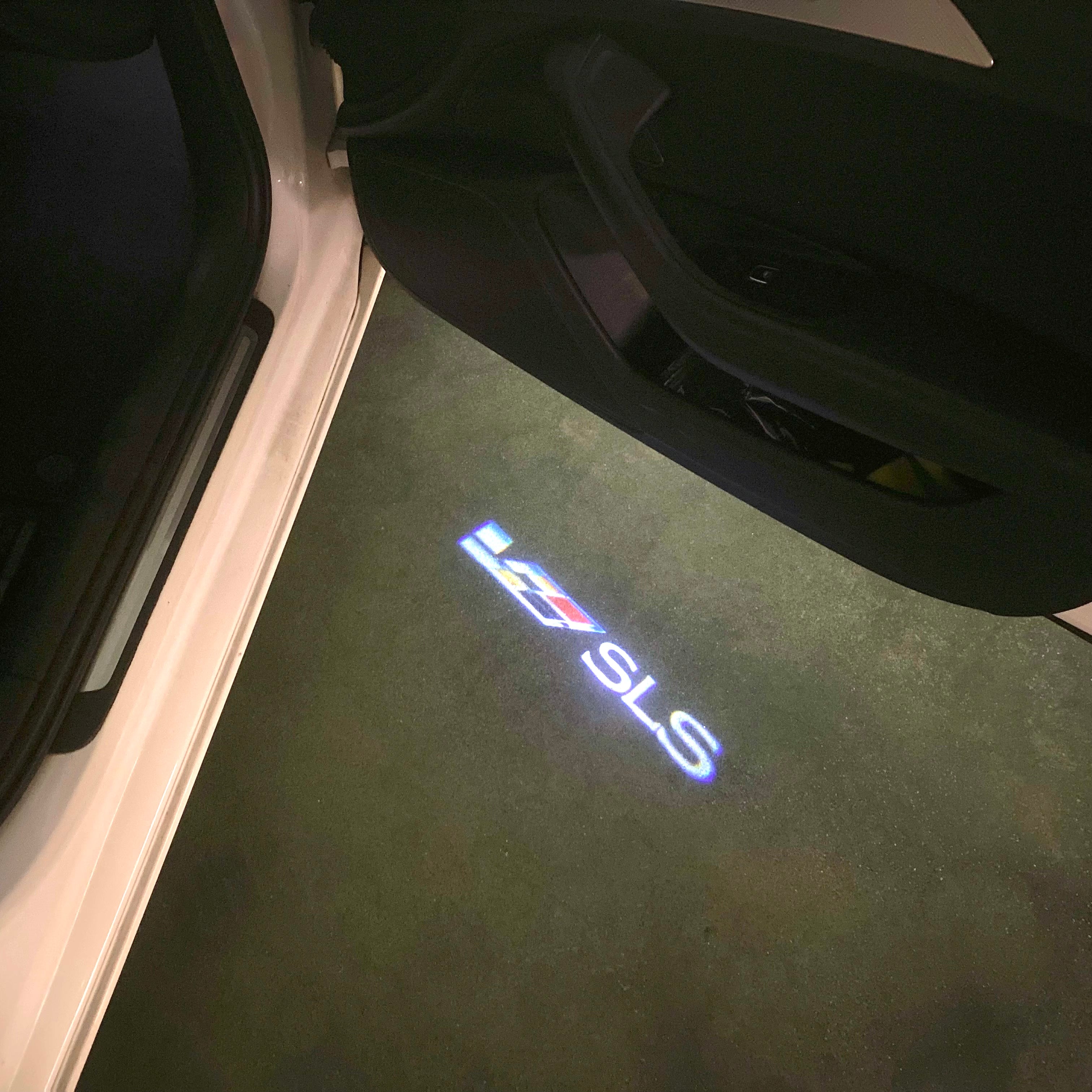 AUDI LOGO PROJECTOT LIGHTS Nr.19 (Menge 1 = 2 Logo Folien /2 Türleuchten)