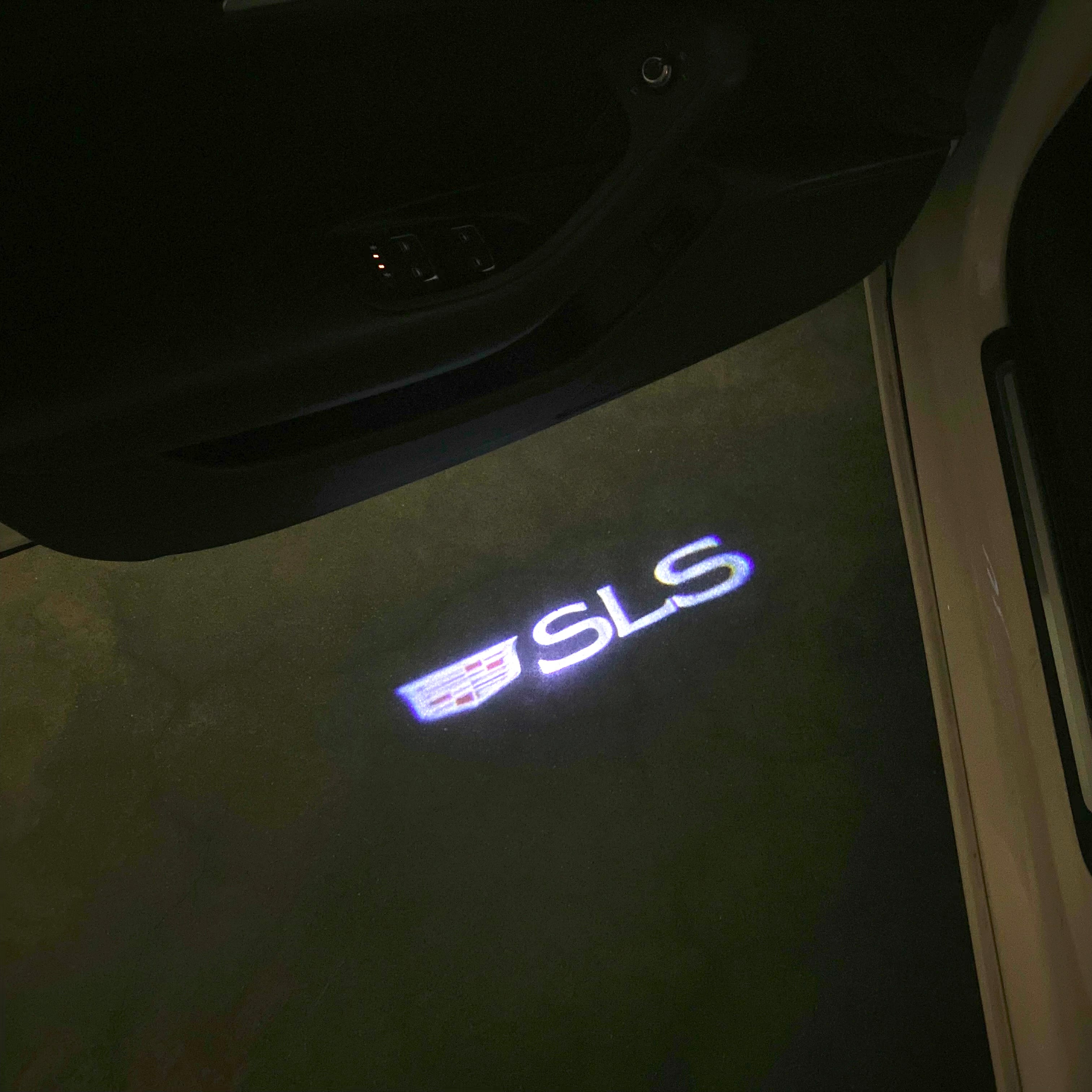 AUDI LOGO PROJECTOT LIGHTS Nr.19 (Menge 1 = 2 Logo Folien /2 Türleuchten)