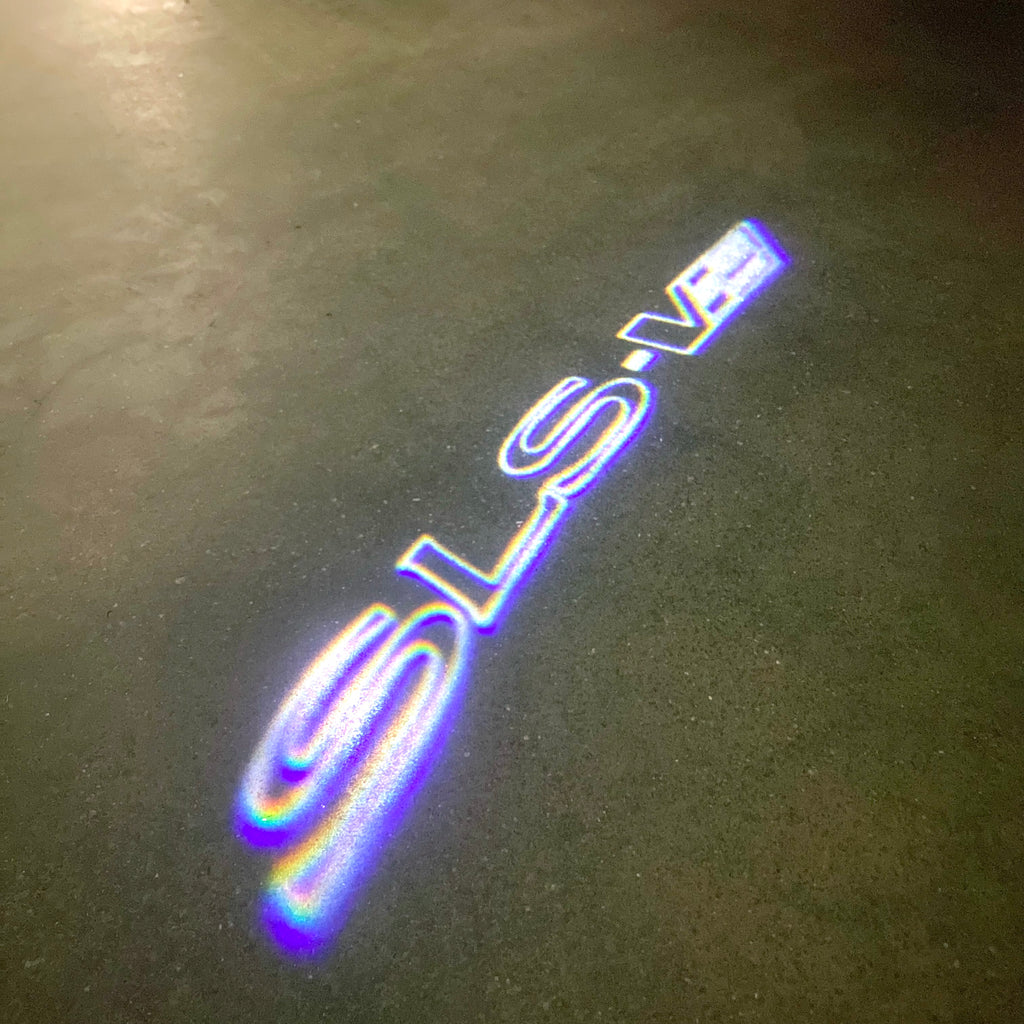 AUDI LOGO PROJECTOT LIGHTS Nr.19 (Menge 1 = 2 Logo Folien /2 Türleuchten)