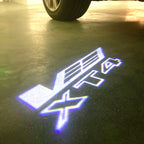 AUDI LOGO PROJECTOT LIGHTS Nr.19 (Menge 1 = 2 Logo Folien /2 Türleuchten)