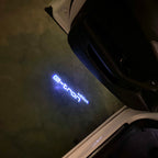 AUDI LOGO PROJECTOT LIGHTS Nr.19 (الكمية 1 = 2 Logo Films /2 أضواء الباب)