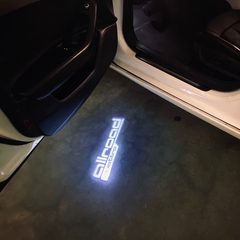 AUDI LOGO PROJECTOT LIGHTS Nr.160 (quantité 1 = 2 Logo Films /2 feux de porte)