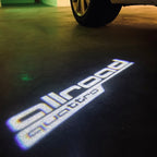 AUDI LOGO PROJECTOT LIGHTS Nr.160 (quantité 1 = 2 Logo Films /2 feux de porte)