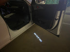 AUDI LOGO PROJECTOT LIGHTS Nr.19 (الكمية 1 = 2 Logo Films /2 أضواء الباب)