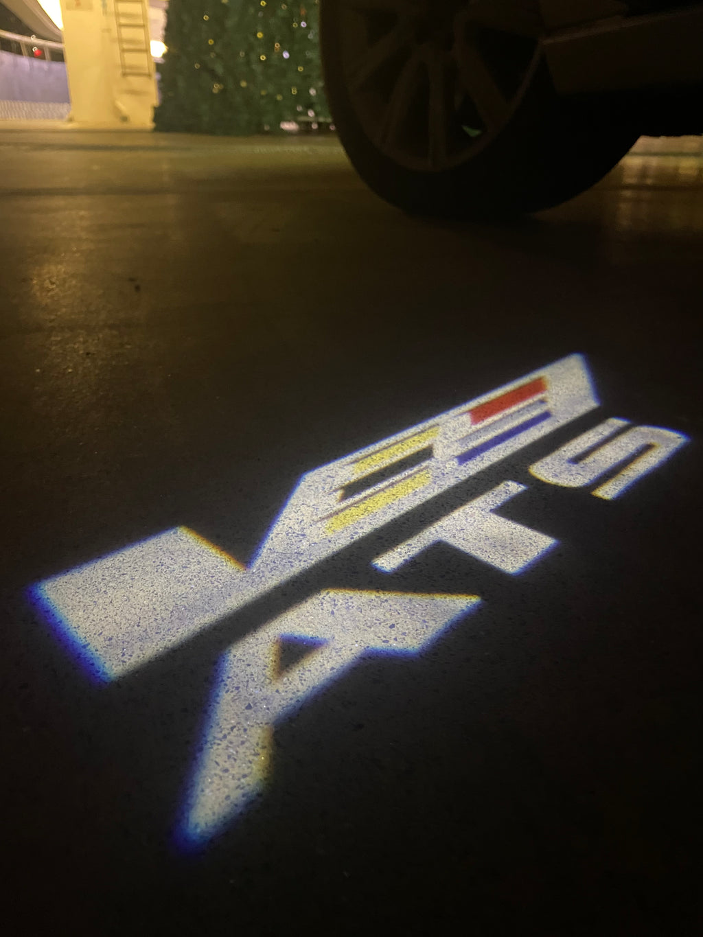 AUDI LOGO PROJECTOT LIGHTS Nr.19 (Menge 1 = 2 Logo Folien /2 Türleuchten)