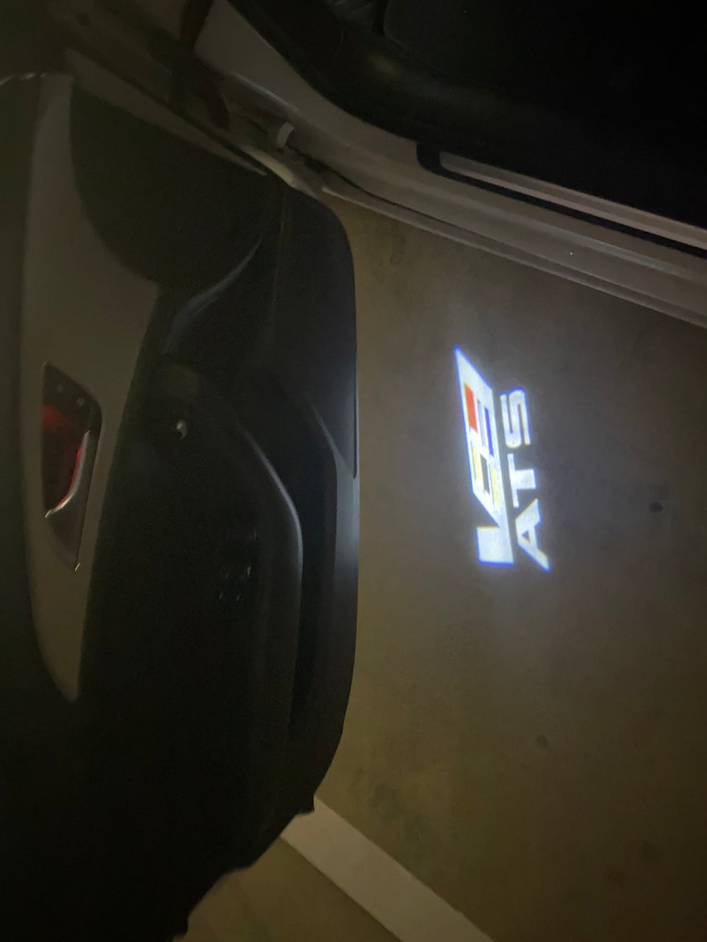 AUDI LOGO PROJECTOT LIGHTS Nr.19 (Menge 1 = 2 Logo Folien /2 Türleuchten)