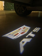 AUDI LOGO PROJECTOT LIGHTS Nr.19 (الكمية 1 = 2 Logo Films /2 أضواء الباب)