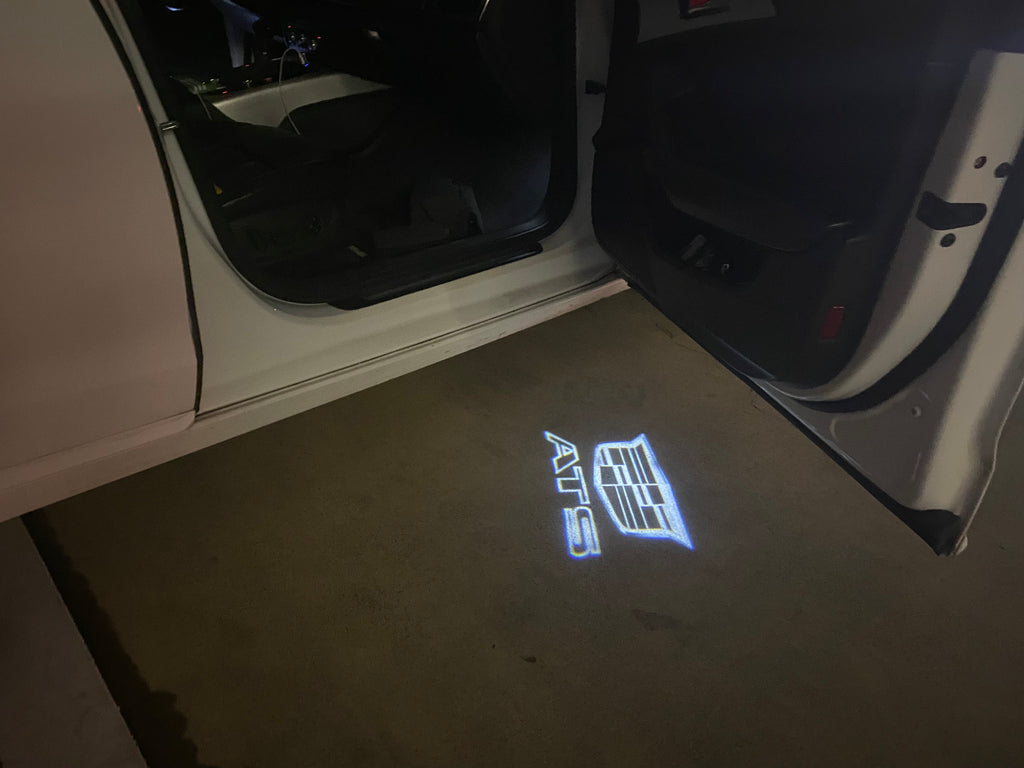 AUDI LOGO PROJECTOT LIGHTS Nr.19 (Menge 1 = 2 Logo Folien /2 Türleuchten)
