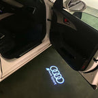 AUDI LOGO PROJECTOT LIGHTS Nr.120 (Menge 1 = 2 Logofolien /2 Türleuchten)