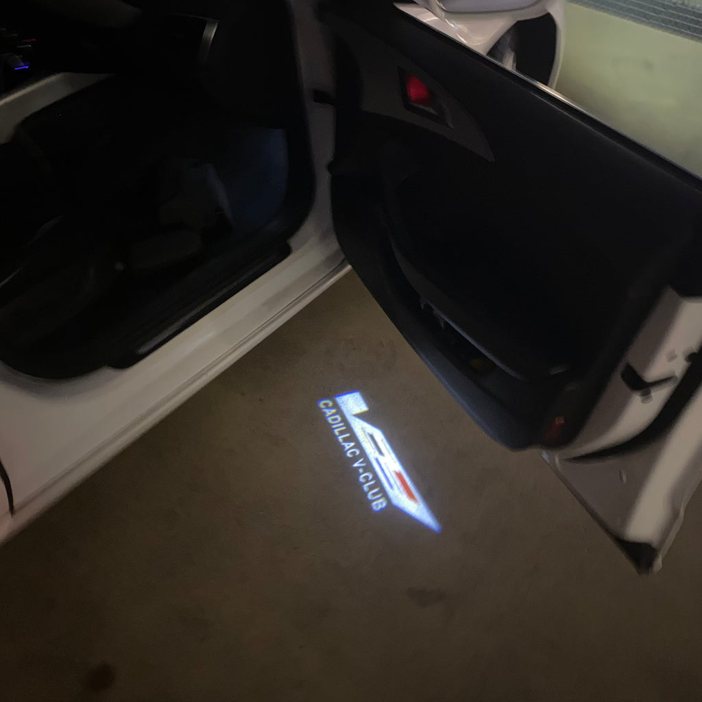 AUDI LOGO PROJECTOT LIGHTS Nr.19 (Menge 1 = 2 Logo Folien /2 Türleuchten)