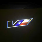 AUDI LOGO PROJECTOT LIGHTS Nr.19 (quantità 1 = 2 Logo Films /2 luci porta)
