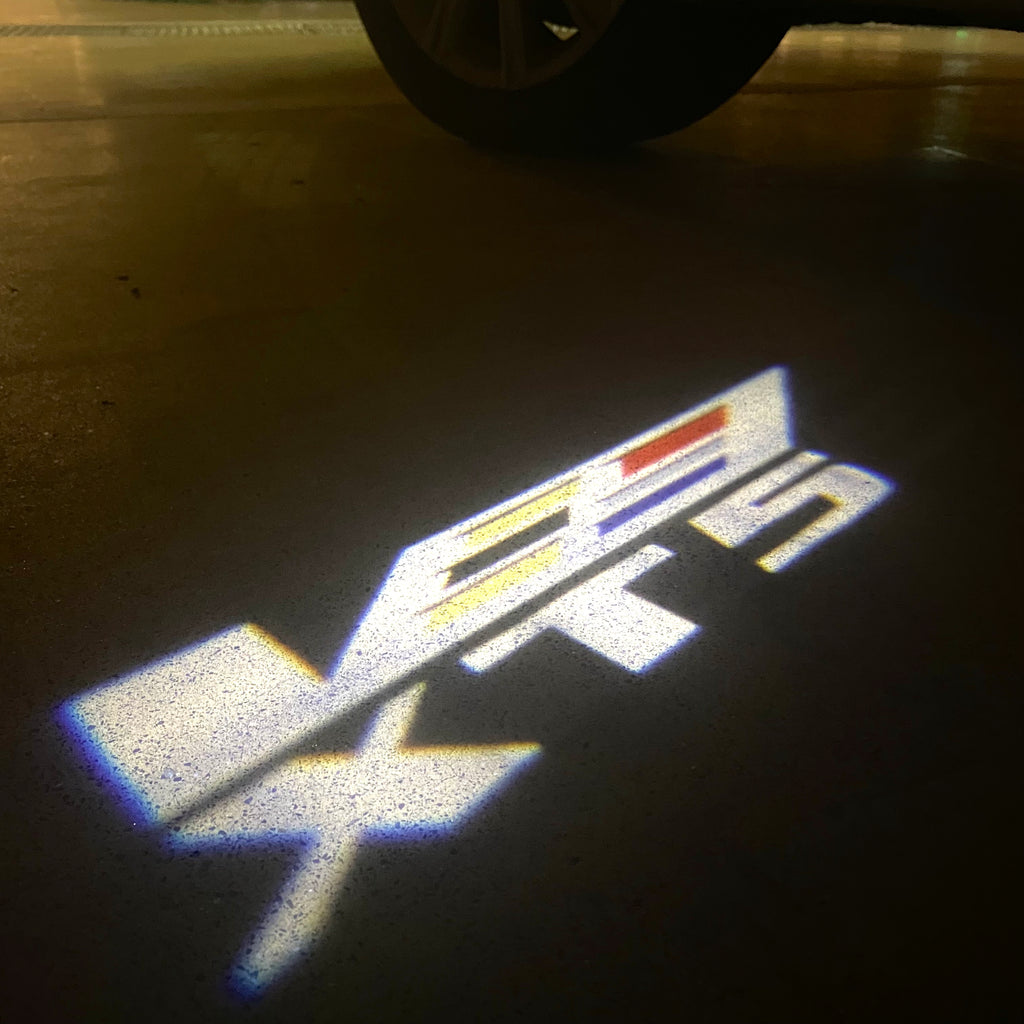 AUDI LOGO PROJECTOT LIGHTS Nr.19 (quantité 1 = 2 Logo Films /2 feux de porte)