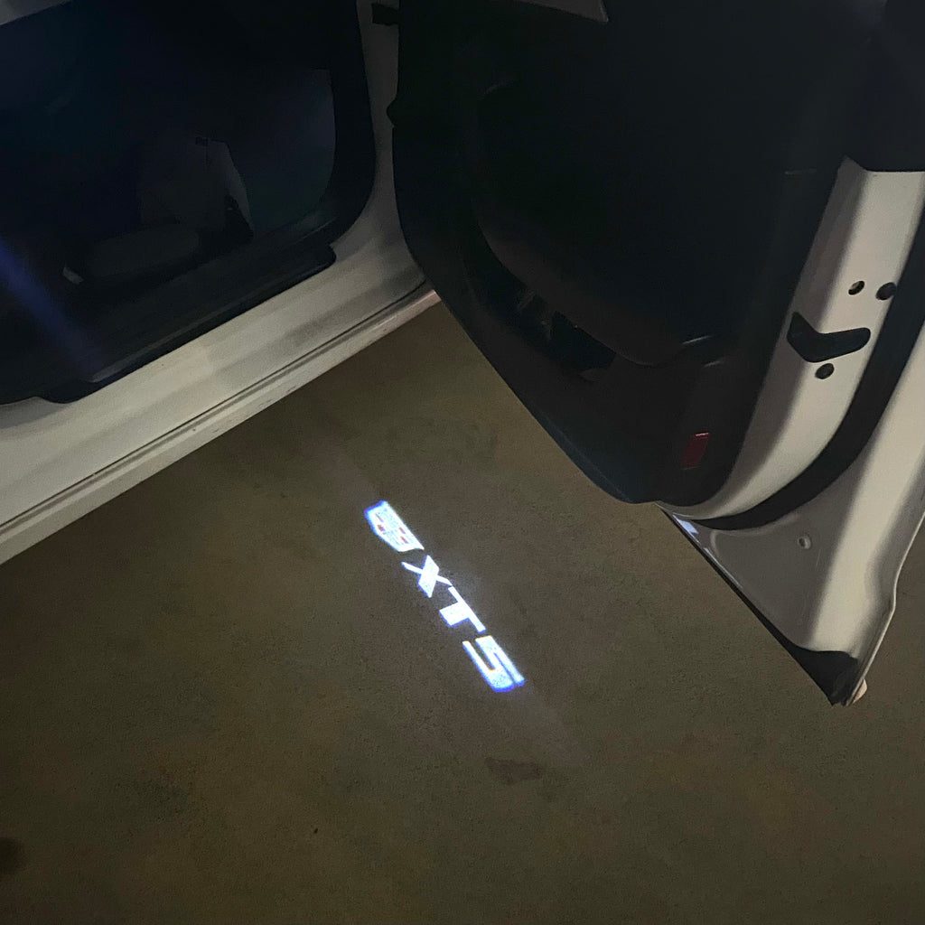 AUDI LOGO PROJECTOT LIGHTS Nr.19 (cantidad 1 = 2 películas con logotipo /2 luces de puerta)