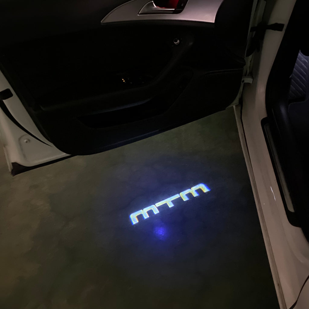 AUDI LOGO PROJECTOT LIGHTS Nr.86 (quantità 1 = 2 Logo Films /2 luci porta)