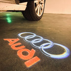 AUDI LOGO PROJECTOT LIGHTS Nr.17 (quantité 1 = 2 Logo Films /2 feux de porte)
