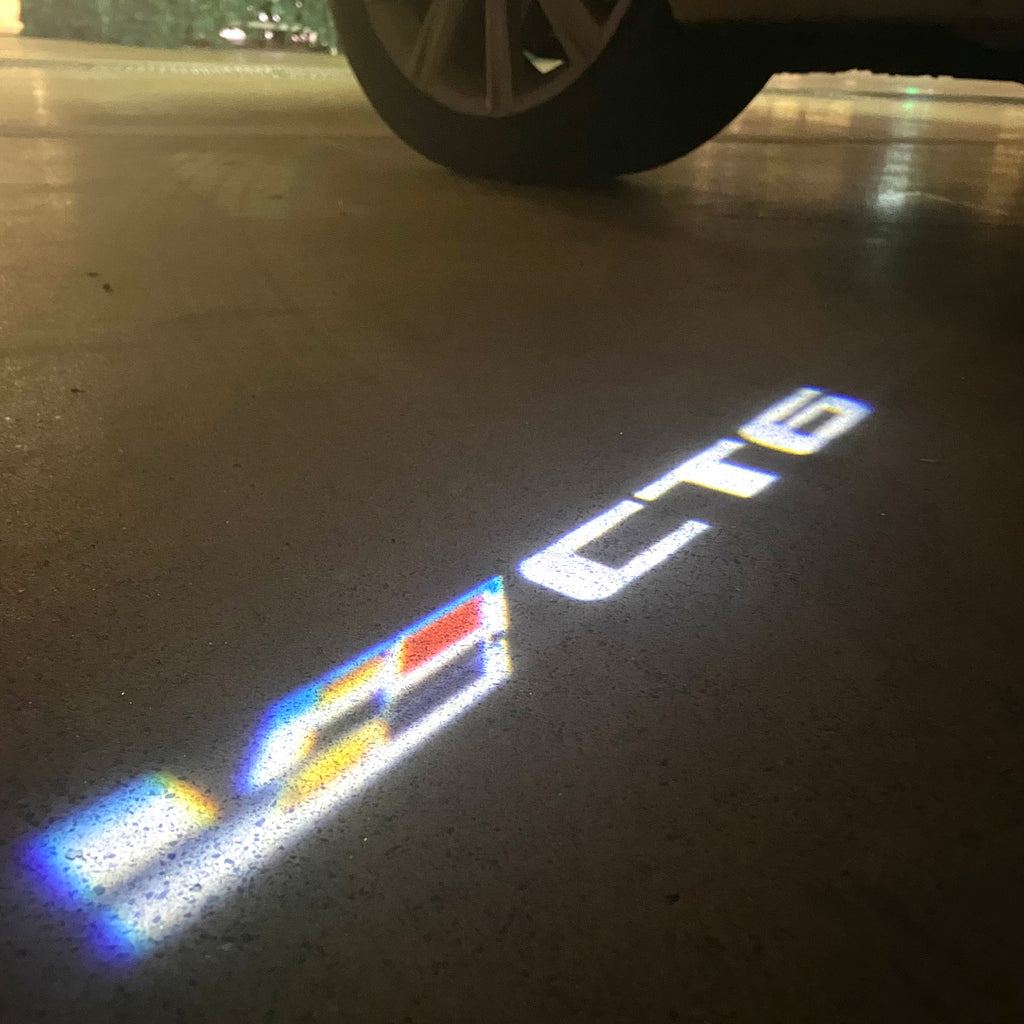 AUDI LOGO PROJECTOT LIGHTS Nr.19 (quantité 1 = 2 Logo Films /2 feux de porte)